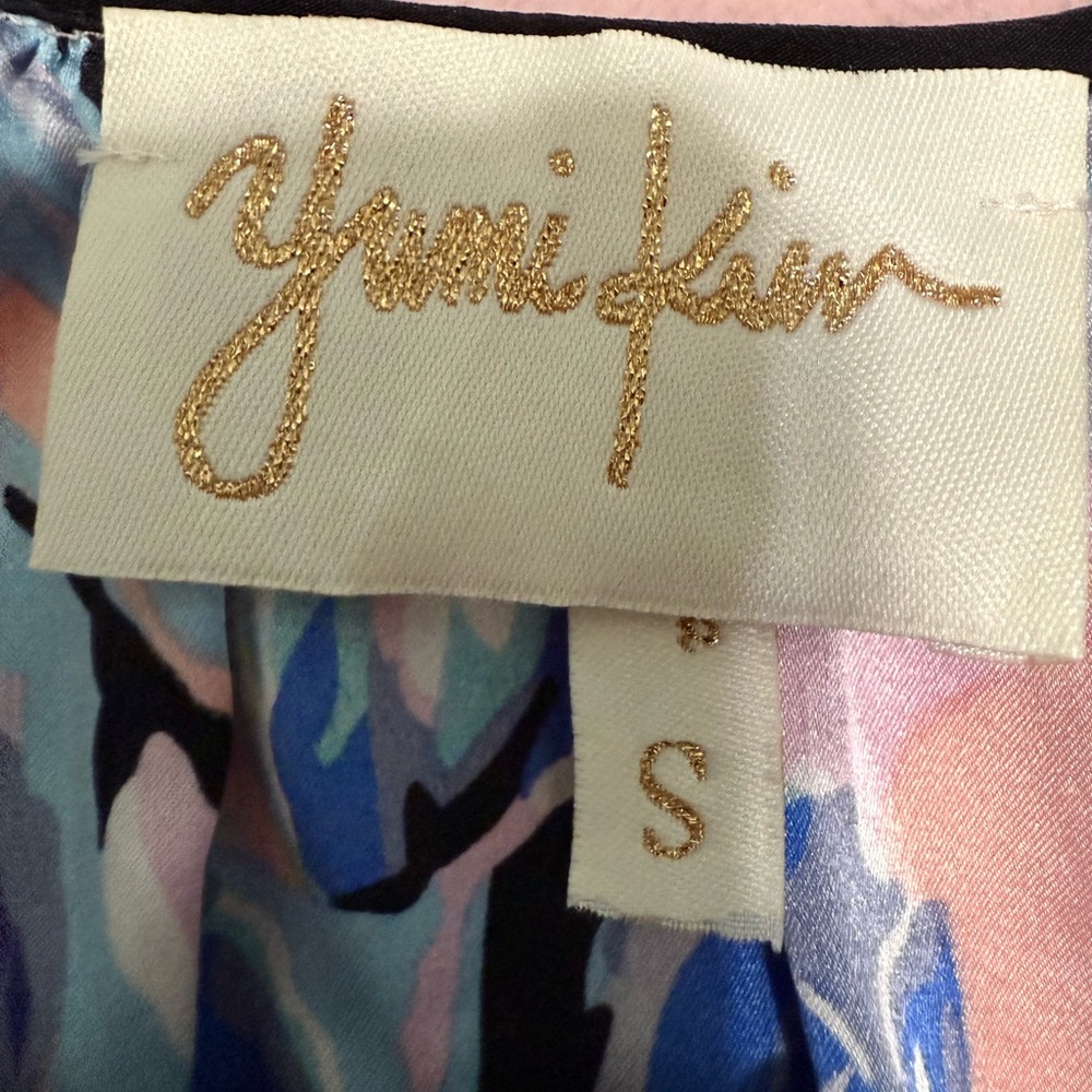 Yumi Kim Coral and Violet Floral Blouse *GREAT CONDITION* - Picture 8 of 8